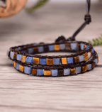Bracelet Wrap Bohème “Ciel Étoilé”