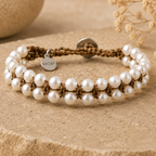 Bracelet Tressé en Perles d’Eau Douce
