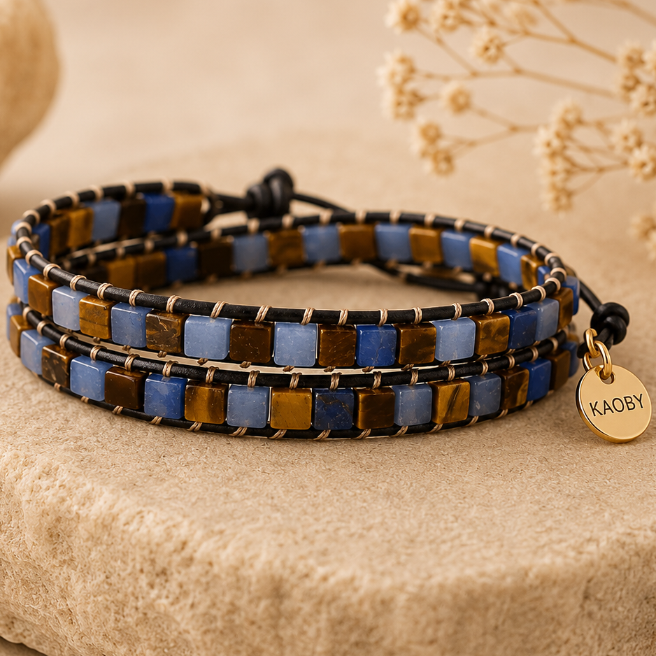 Bracelet Wrap Bohème “Ciel Étoilé”