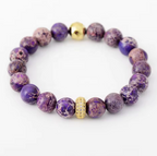 Bracelet en Jaspe Naturelles – Élégance & Style