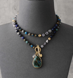 Collier en Pierre Naturelle avec Pendentif Goutte