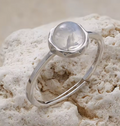 Bague Ajustable en  naturelle de lune