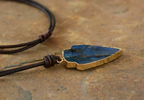 Collier Bohème en Labradorite Naturelle – Fait Main