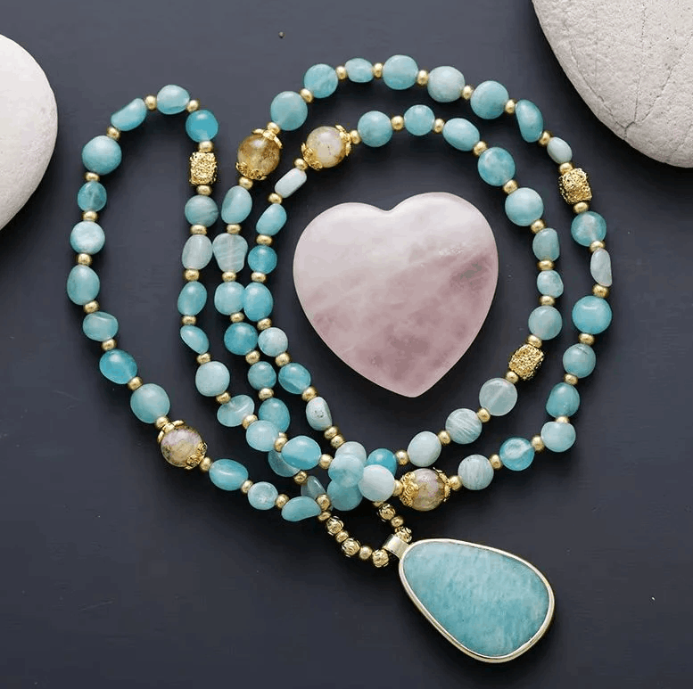 Collier Élégance Naturelle en Amazonite