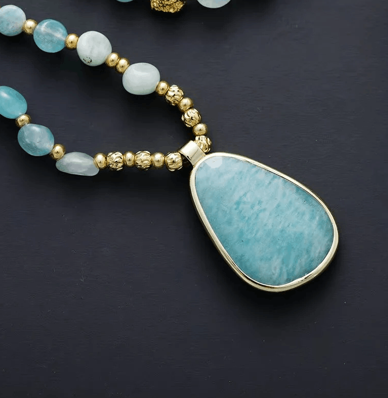 Collier Élégance Naturelle en Amazonite