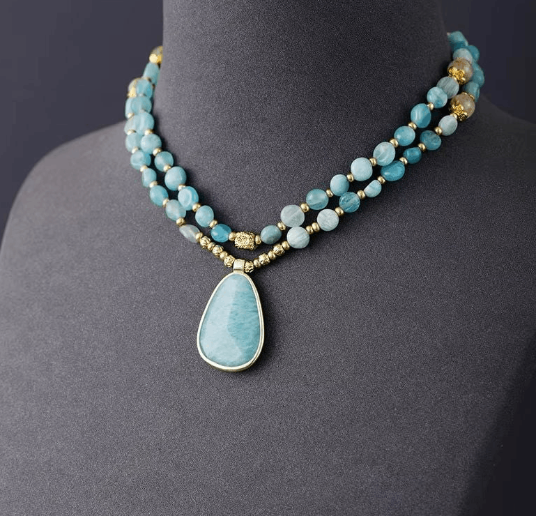 Collier Élégance Naturelle en Amazonite