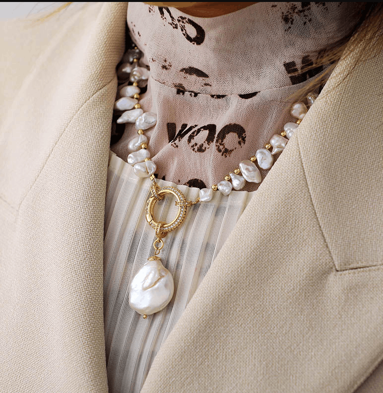 Collier Luxe en Perles d’Eau Douce
