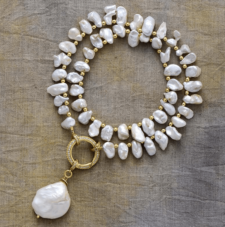 Collier Luxe en Perles d’Eau Douce