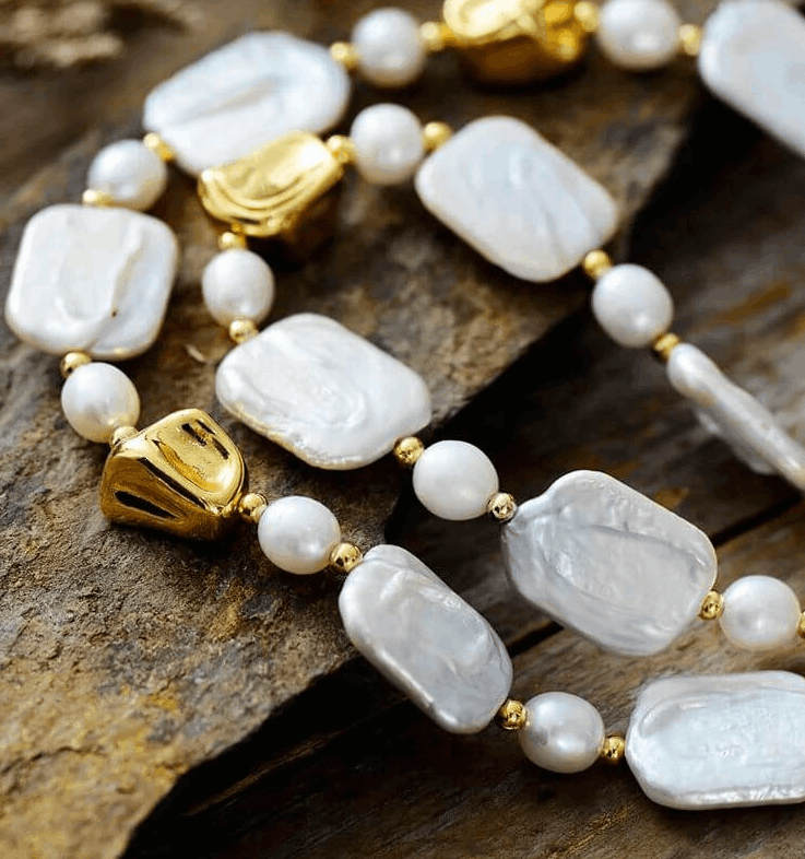 Collier Ras du Cou en Perles d’Eau Douce