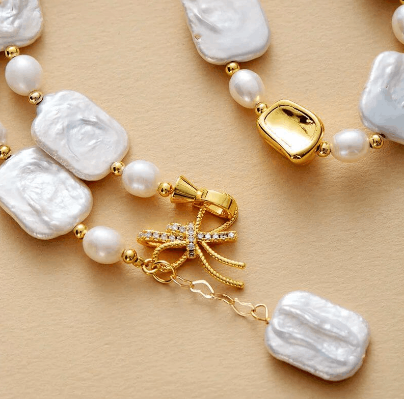 Collier Ras du Cou en Perles d’Eau Douce
