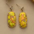 Boucles d’Oreilles de Luxe Empire Jasper & Pierre Naturelle